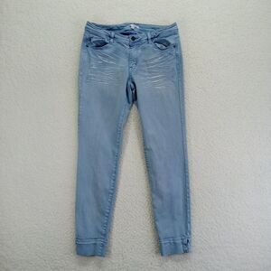 Bongo Jeans‎ Womens Juniors 5 Ankle Stretch Denim Cotton Blend Light 28
